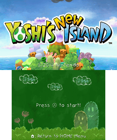 Yoshi's New Island - 3DS - Nintendo 3DS - Title Yoshi's New Island - 3DS - Nintendo 3DS - Titles