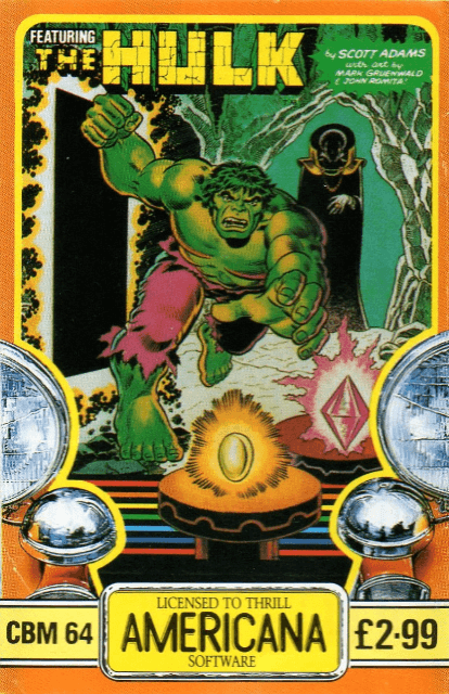 The Incredible Hulk - C64 - Commodore 64 - Packshot The Incredible Hulk - C64 - Commodore 64 - Packshots