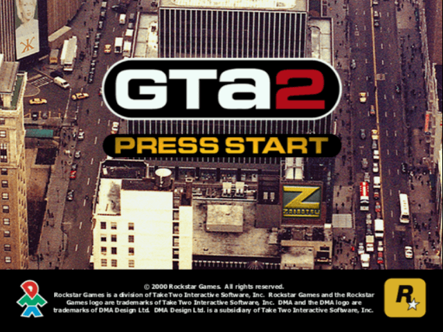 GTA 2 - DREAMCAST - Sega Dreamcast - Title GTA 2 - DREAMCAST - Sega Dreamcast - Titles
