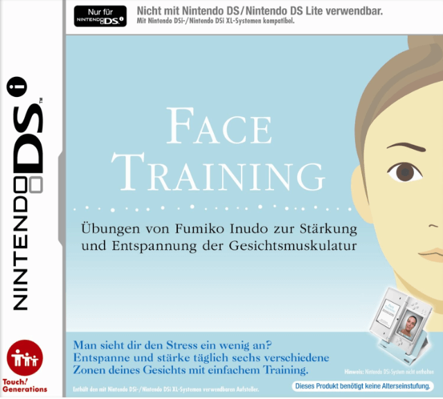Face Training - DS - Nintendo DS - Packshot Face Training - DS - Nintendo DS - Packshots