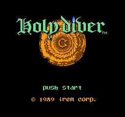 Holy Diver - FC - Nintendo Famicom - Title Holy Diver - FC - Nintendo Famicom - Titles