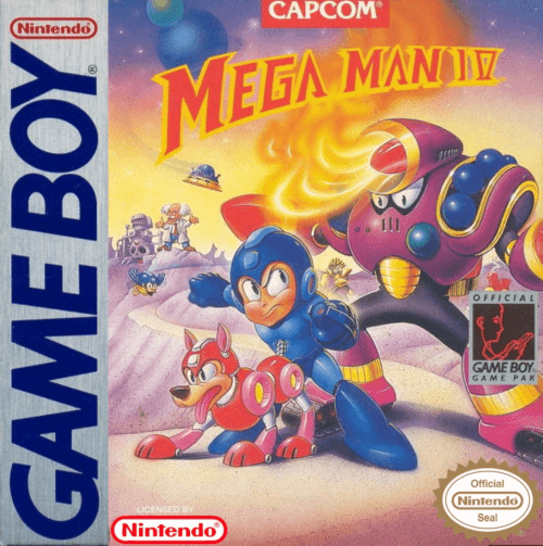 Mega Man IV - GAMEBOY - Nintendo Game Boy - Packshot Mega Man IV - GAMEBOY - Nintendo Game Boy - Packshots