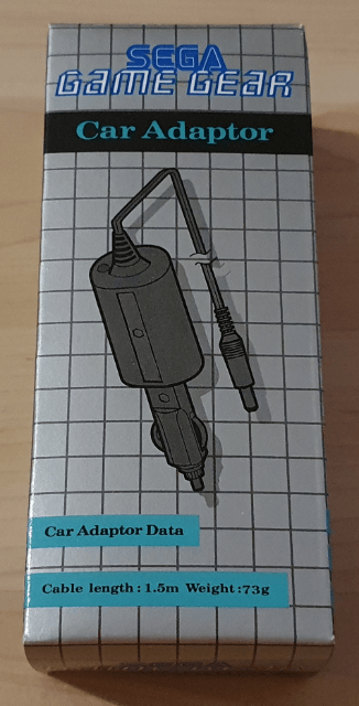 Car Adaptor - GAMEGEAR - Sega Game Gear - Packshot Car Adaptor - GAMEGEAR - Sega Game Gear - Packshots