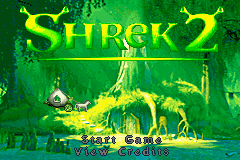 Shrek 2 - GBA - Nintendo Game Boy Advance - Title Shrek 2 - GBA - Nintendo Game Boy Advance - Titles