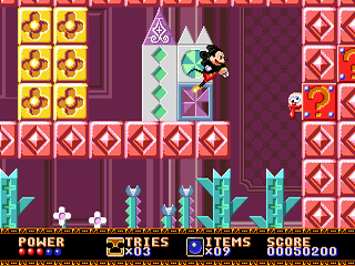 Castle of Illusion starring Mickey Mouse - GEN - Sega Genesis - Ingame Castle of Illusion starring Mickey Mouse - GEN - Sega Genesis - Ingames
