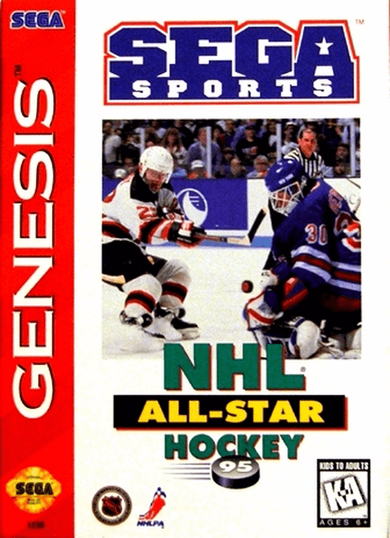 NHL All-Star Hockey '95 - GEN - Sega Genesis - Packshot NHL All-Star Hockey '95 - GEN - Sega Genesis - Packshots