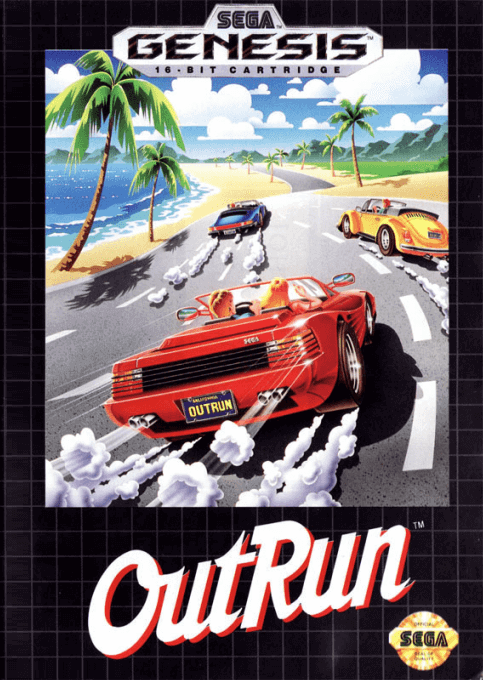 OutRun - GEN - Sega Genesis - Packshot OutRun - GEN - Sega Genesis - Packshots