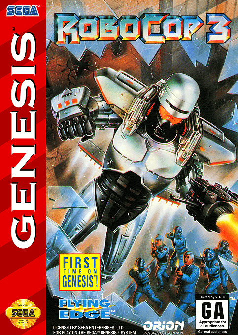 RoboCop 3 - GEN - Sega Genesis - Packshot RoboCop 3 - GEN - Sega Genesis - Packshots