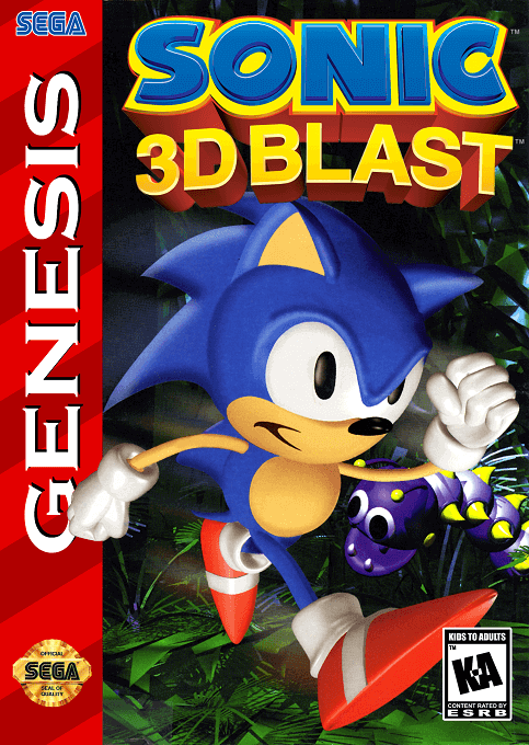 Sonic 3D Blast - GEN - Sega Genesis - Packshot Sonic 3D Blast - GEN - Sega Genesis - Packshots