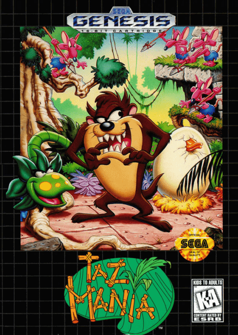 Taz-Mania - GEN - Sega Genesis - Packshot Taz-Mania - GEN - Sega Genesis - Packshots