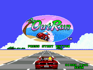 OutRun - GEN - Sega Genesis - Title OutRun - GEN - Sega Genesis - Titles