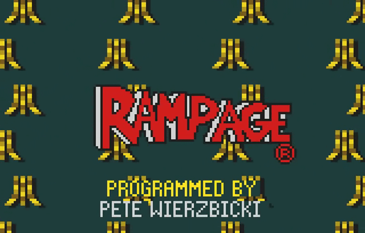 Rampage - LYNX - Atari Lynx - Title Rampage - LYNX - Atari Lynx - Titles