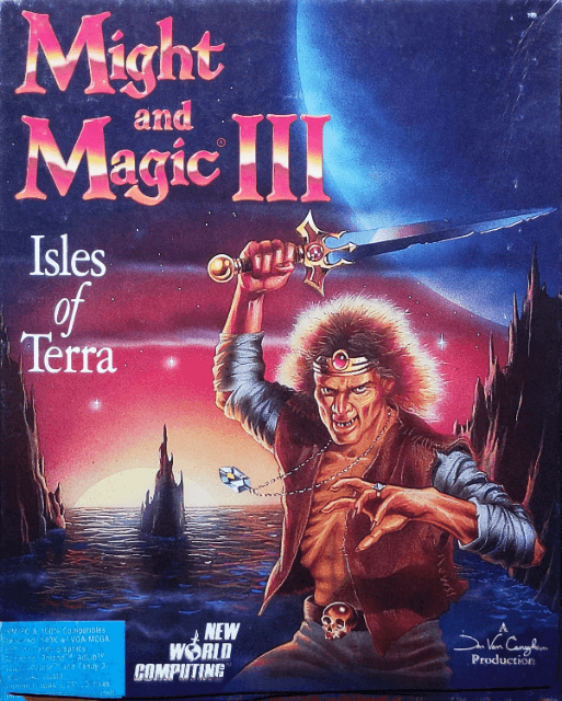 Might and Magic III: Isles of Terra - MSDOS - PC (MS-DOS) - Packshot Might and Magic III: Isles of Terra - MSDOS - PC (MS-DOS) - Packshots