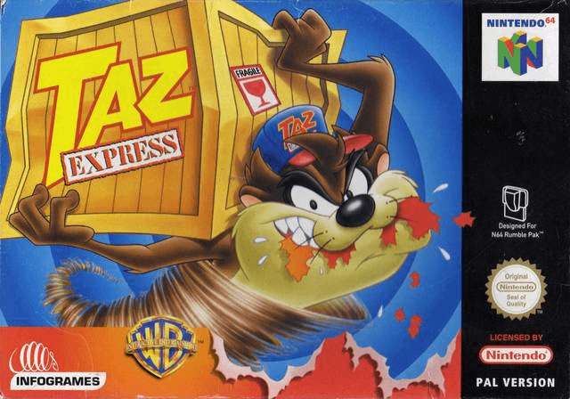 Looney Tunes: Taz Express - N64 - Nintendo 64 - Packshot Looney Tunes: Taz Express - N64 - Nintendo 64 - Packshots
