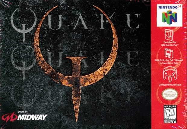 Quake - N64 - Nintendo 64 - Packshot Quake - N64 - Nintendo 64 - Packshots