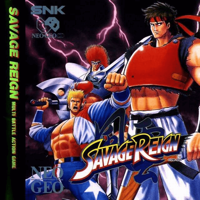 Savage Reign - NEOGEOCD - SNK Neo Geo CD - Packshot Savage Reign - NEOGEOCD - SNK Neo Geo CD - Packshots