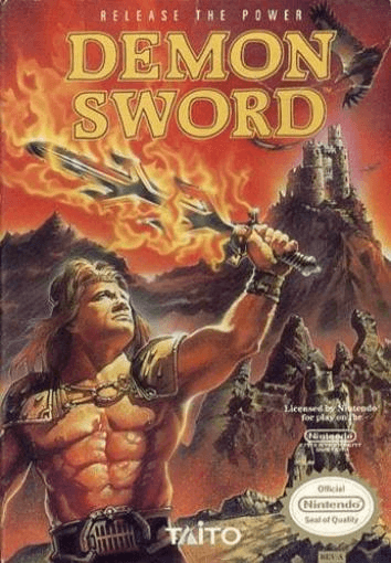 Demon Sword - NES - Nintendo Entertainment System - Packshot Demon Sword - NES - Nintendo Entertainment System - Packshots