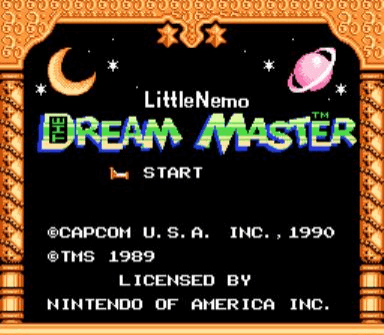 Little Nemo: The Dream Master - NES - Nintendo Entertainment System - Title Little Nemo: The Dream Master - NES - Nintendo Entertainment System - Titles