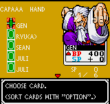 SNK vs. Capcom: Card Fighter's Clash - Capcom Cardfighter's Version - NGPC - SNK Neo Geo Pocket (Color) - Ingame SNK vs. Capcom: Card Fighter's Clash - Capcom Cardfighter's Version - NGPC - SNK Neo Geo Pocket (Color) - Ingames