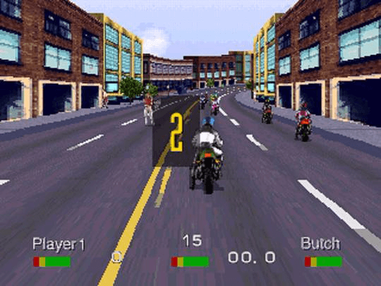 Road Rash - PS - Sony PlayStation - Ingame Road Rash - PS - Sony PlayStation - Ingames