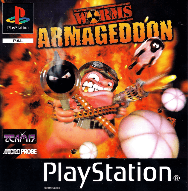 Worms Armageddon - PS - Sony PlayStation - Packshot Worms Armageddon - PS - Sony PlayStation - Packshots