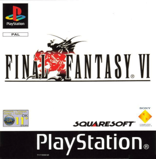 Final Fantasy VI - PS - Sony PlayStation - Packshot Final Fantasy VI - PS - Sony PlayStation - Packshots