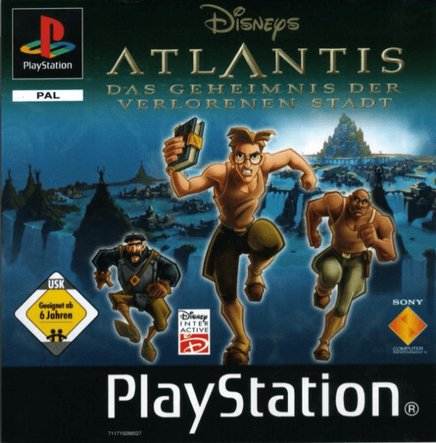 Disneys Atlantis: Das Geheimnis der verlorenen Stadt - PS - Sony PlayStation - Packshot Disneys Atlantis: Das Geheimnis der verlorenen Stadt - PS - Sony PlayStation - Packshots