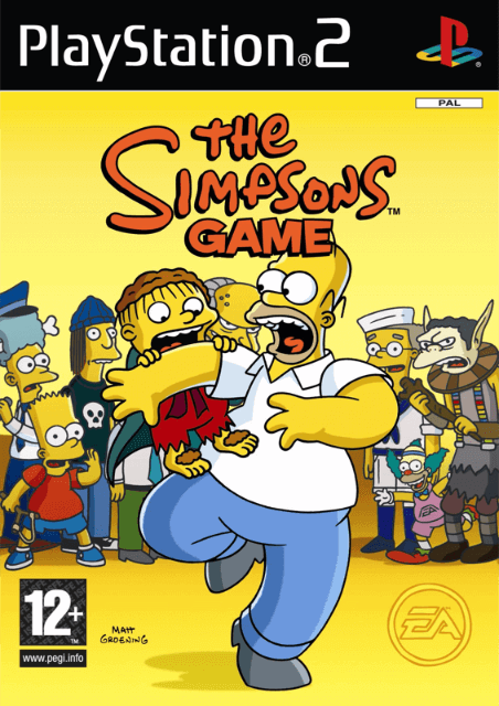 The Simpsons Game - PS2 - Sony PlayStation 2 - Packshot The Simpsons Game - PS2 - Sony PlayStation 2 - Packshots