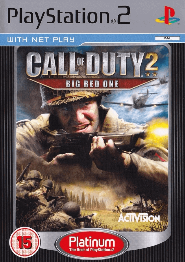 Call of Duty 2: Big Red One - PS2 - Sony PlayStation 2 - Packshot Call of Duty 2: Big Red One - PS2 - Sony PlayStation 2 - Packshots