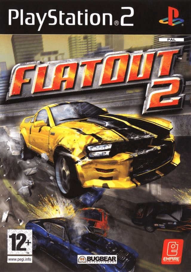 FlatOut 2 - PS2 - Sony PlayStation 2 - Packshot FlatOut 2 - PS2 - Sony PlayStation 2 - Packshots