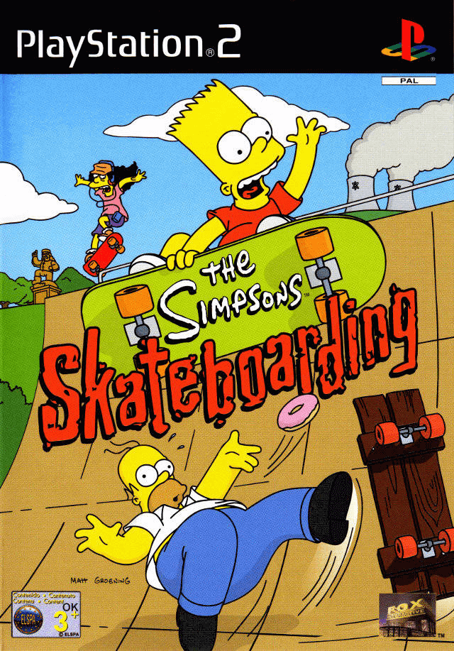The Simpsons Skateboarding - PS2 - Sony PlayStation 2 - Packshot The Simpsons Skateboarding - PS2 - Sony PlayStation 2 - Packshots