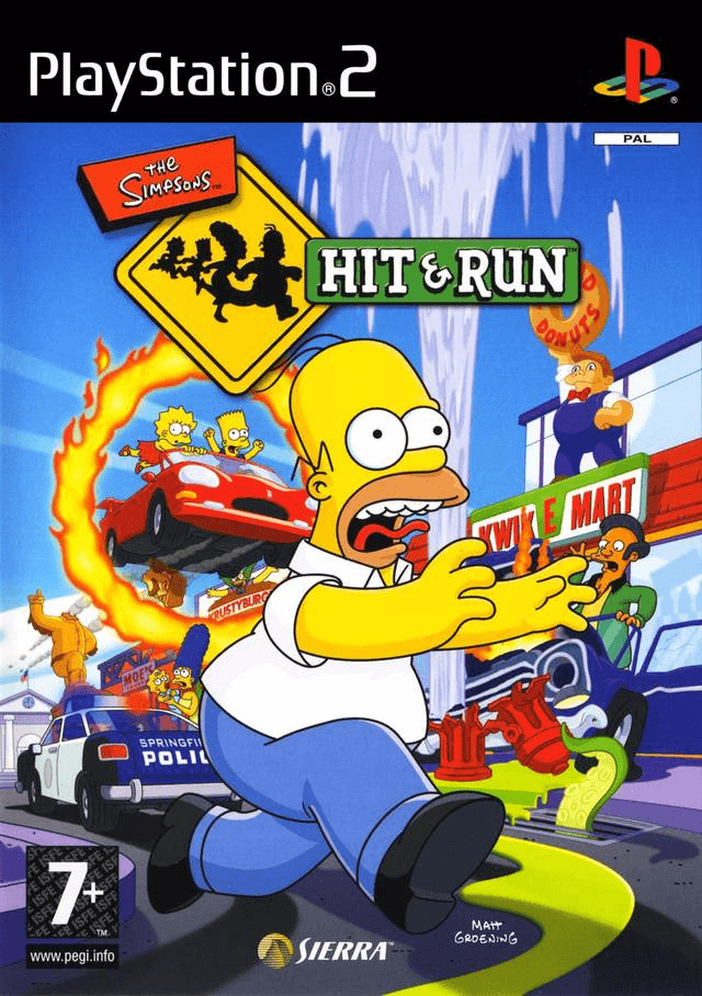 The Simpsons: Hit & Run - PS2 - Sony PlayStation 2 - Packshot The Simpsons: Hit & Run - PS2 - Sony PlayStation 2 - Packshots