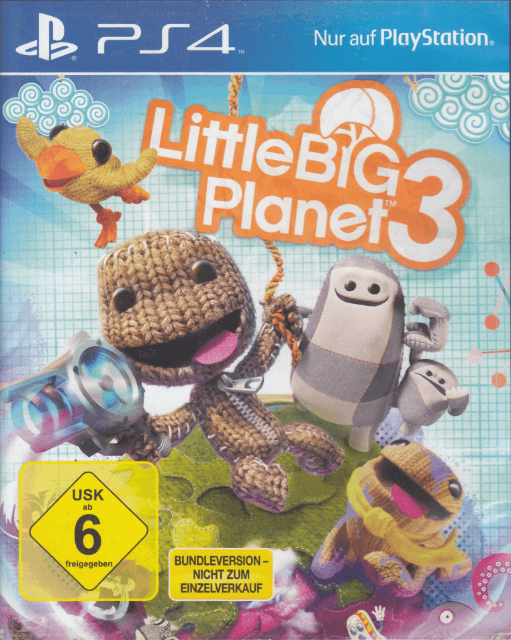 LittleBigPlanet 3 - PS4 - Sony PlayStation 4 - Packshot LittleBigPlanet 3 - PS4 - Sony PlayStation 4 - Packshots
