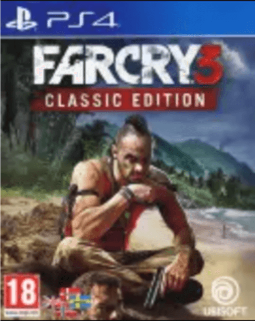 Far Cry 3 - PS4 - Sony PlayStation 4 - Packshot Far Cry 3 - PS4 - Sony PlayStation 4 - Packshots