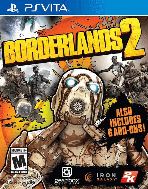 Borderlands 2 - PSV - Sony PlayStation Vita - Packshot Borderlands 2 - PSV - Sony PlayStation Vita - Packshots