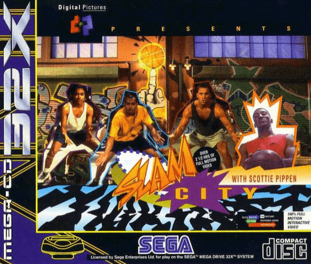 Slam City with Scottie Pippen - SEGA32X - Sega 32X - Packshot Slam City with Scottie Pippen - SEGA32X - Sega 32X - Packshots