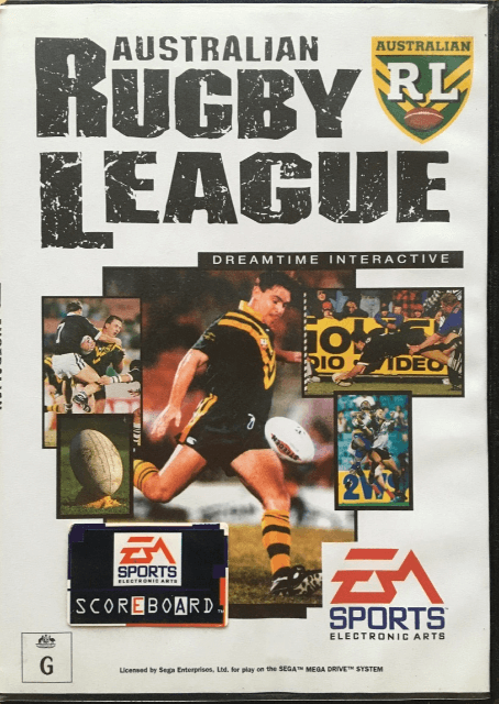 Australian Rugby League - SMD - Sega Mega Drive - Packshot Australian Rugby League - SMD - Sega Mega Drive - Packshots