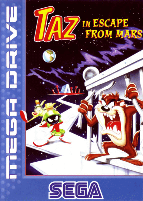 Taz in Escape from Mars - SMD - Sega Mega Drive - Packshot Taz in Escape from Mars - SMD - Sega Mega Drive - Packshots