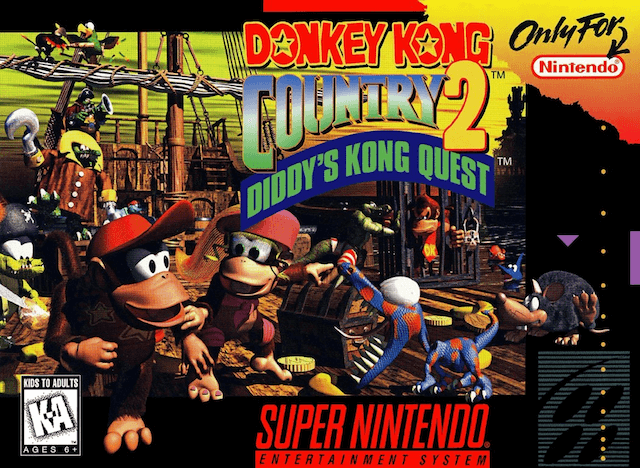Donkey Kong Country 2: Diddy's Kong Quest - SNES - Nintendo Super Nintendo Entertainment System - Packshot Donkey Kong Country 2: Diddy's Kong Quest - SNES - Nintendo Super Nintendo Entertainment System - Packshots