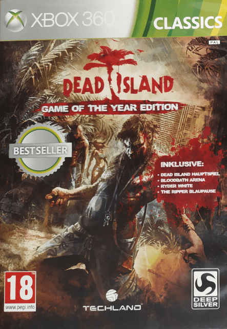 Dead Island - XBOX360 - Microsoft Xbox 360 - Packshot Dead Island - XBOX360 - Microsoft Xbox 360 - Packshots