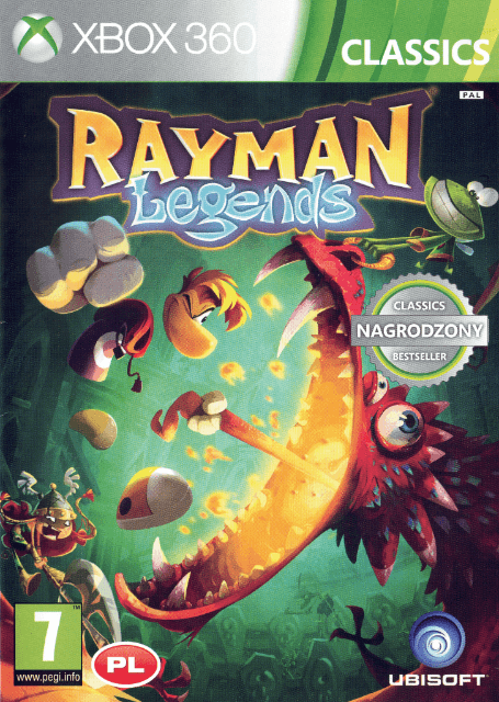 Rayman Legends - XBOX360 - Microsoft Xbox 360 - Packshot Rayman Legends - XBOX360 - Microsoft Xbox 360 - Packshots