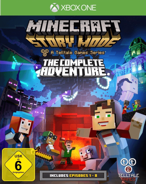 Minecraft: Story Mode - A Telltale Games Series - The Complete Adventure - XBOXONE - Microsoft Xbox One - Packshot Minecraft: Story Mode - A Telltale Games Series - The Complete Adventure - XBOXONE - Microsoft Xbox One - Packshots