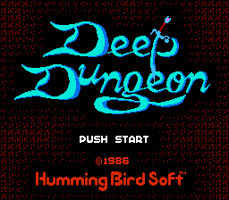 Deep Dungeon: Madou Senki - FAMICOMDS - Nintendo Famicom Disk System - Title Deep Dungeon: Madou Senki - FAMICOMDS - Nintendo Famicom Disk System - Titles