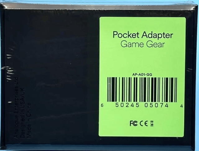 Pocket Adapter - GAMEGEAR - Sega Game Gear Pocket Adapter - GAMEGEAR - Sega Game Gear