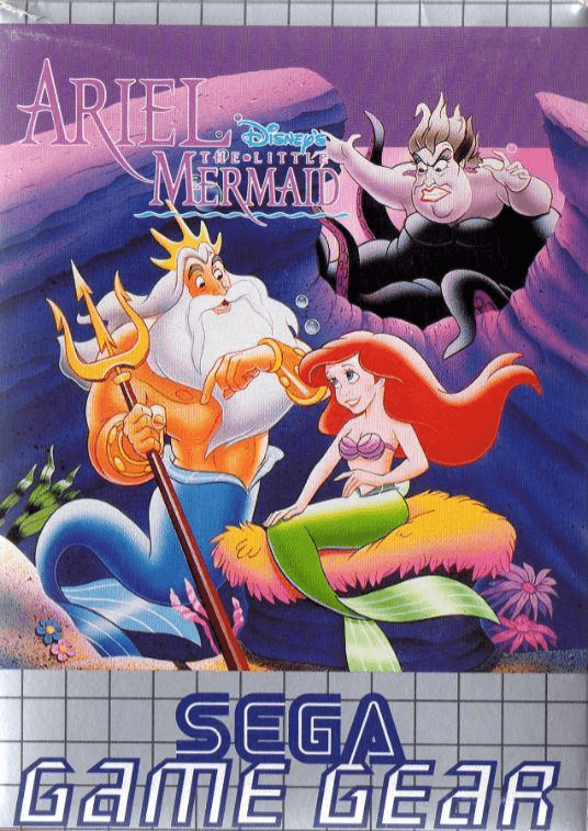 Disney's Ariel: The Little Mermaid - GAMEGEAR - Sega Game Gear - Packshot Disney's Ariel: The Little Mermaid - GAMEGEAR - Sega Game Gear - Packshots