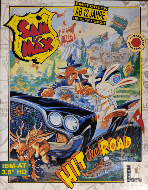 Sam & Max Hit the Road - MSDOS - PC (MS-DOS) - Packshot Sam & Max Hit the Road - MSDOS - PC (MS-DOS) - Packshots