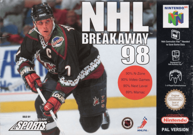 NHL Breakaway 98 - N64 - Nintendo 64 - Packshot NHL Breakaway 98 - N64 - Nintendo 64 - Packshots