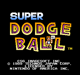 Super Dodge Ball - NES - Nintendo Entertainment System - Title Super Dodge Ball - NES - Nintendo Entertainment System - Titles