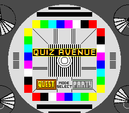 Quiz Avenue - PCECD - NEC PC-Engine CD-ROM² - Title Quiz Avenue - PCECD - NEC PC-Engine CD-ROM² - Titles