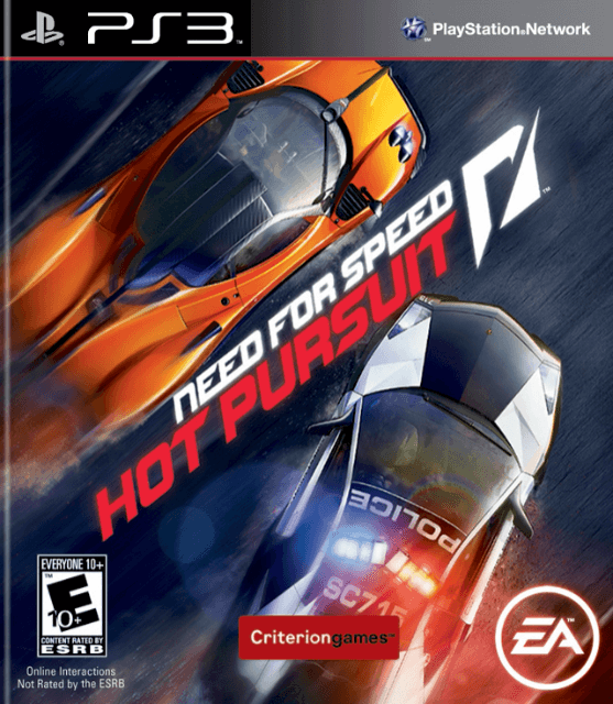 Need for Speed: Hot Pursuit - PS3 - Sony PlayStation 3 - Packshot Need for Speed: Hot Pursuit - PS3 - Sony PlayStation 3 - Packshots
